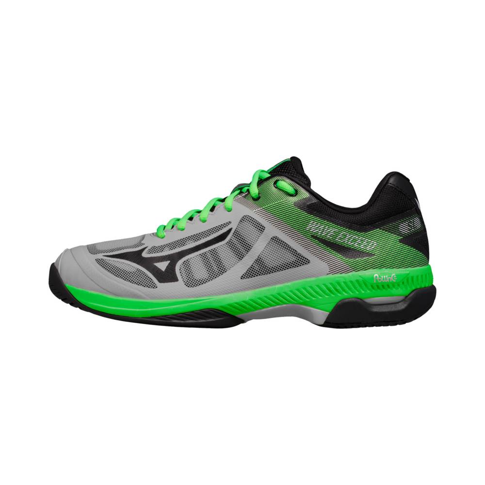 Mizuno Men's Wave Exceed SL AC Tennis Shoes grey/green (550027-OGH)